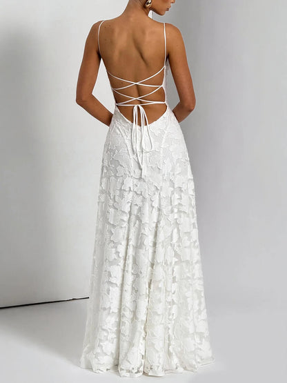 Melissa | Flower Maxi Dress