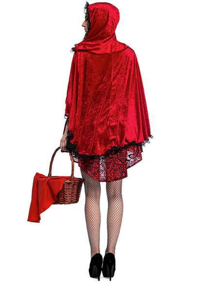Red Riding Hood Costume - Women’s Fairy Tale Halloween Cosplay Outfit
