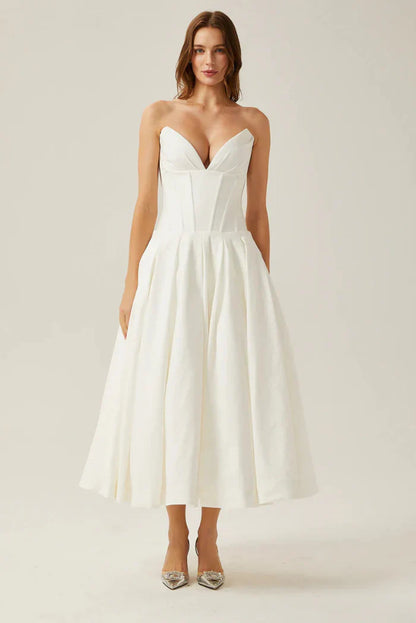Lorelei | Corset Midi Dress