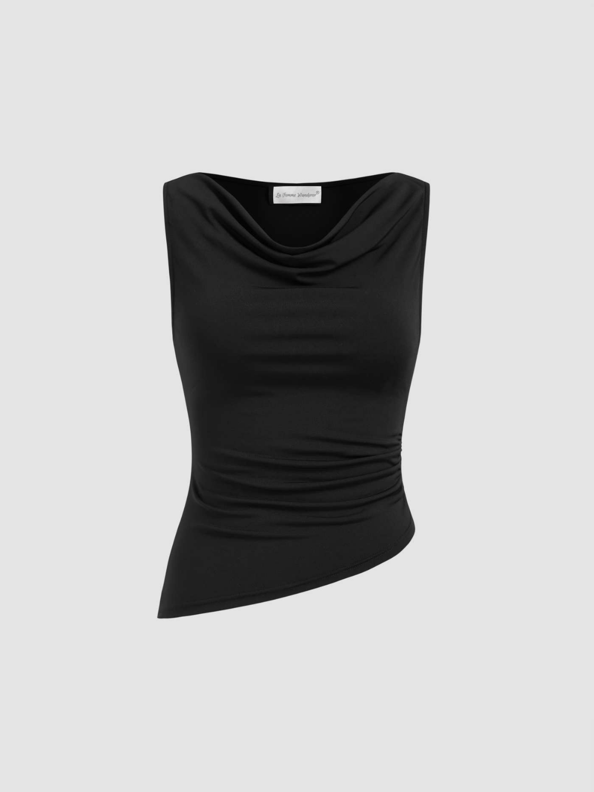 Modern Flow Draped Sleeveless Top