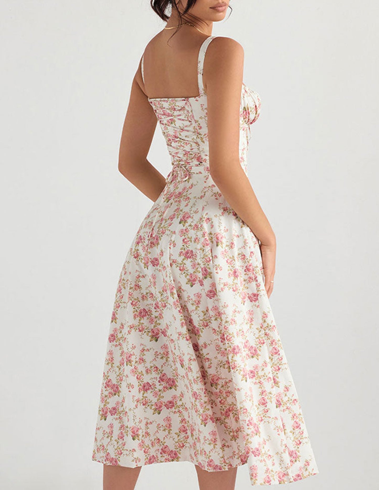 Selina | Waist Shaper Flower Sundress