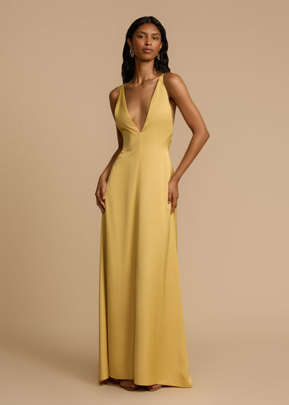 Nadine - Beaded Backless Maxi Dress