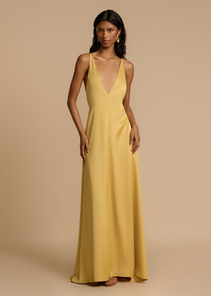 Nadine - Beaded Backless Maxi Dress