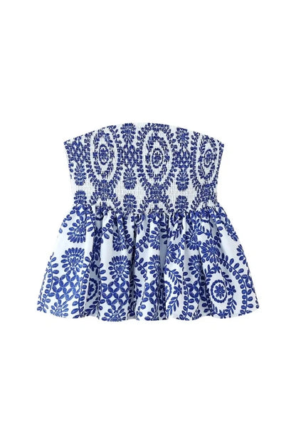 Sarina Ruffle Tube Top