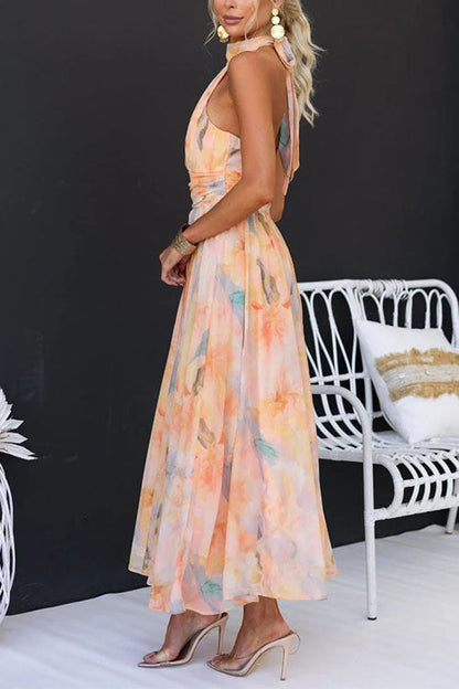 Halter | Mirage Maxi Dress