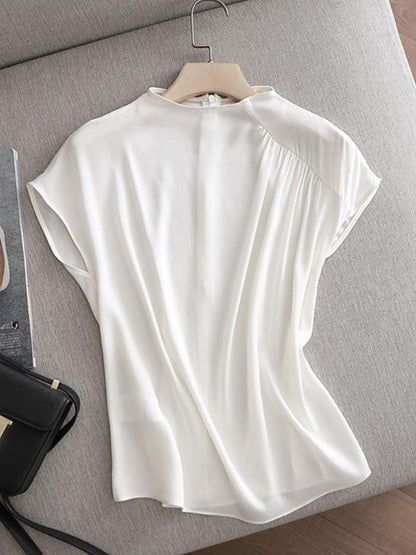 Sophia Retro Paneled Chiffon Top
