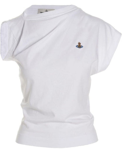 Asymmetric Drape Baby Tee
