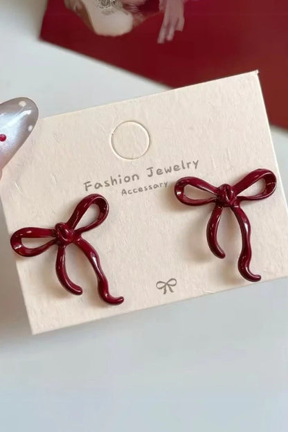 Scarlett Red Earrings