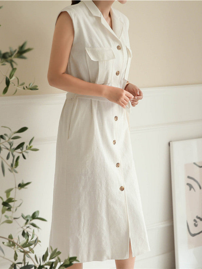 Elegance in Comfort Single Breasted Suit Dress