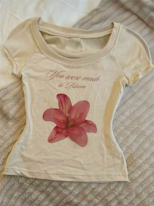 "You Were Made to Bloom" Lilies Tee
