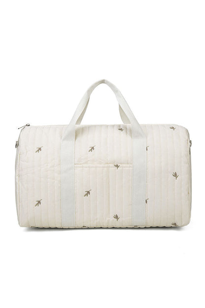 Summer New Bear Embroidery Boston Bag