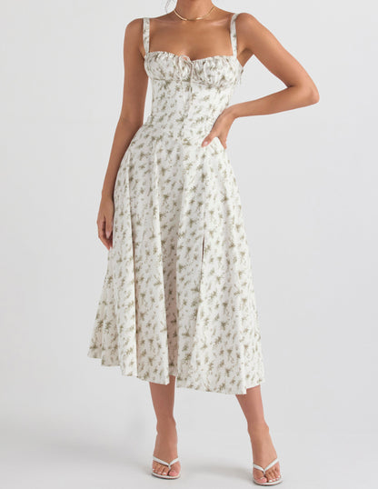 Selina | Waist Shaper Flower Sundress