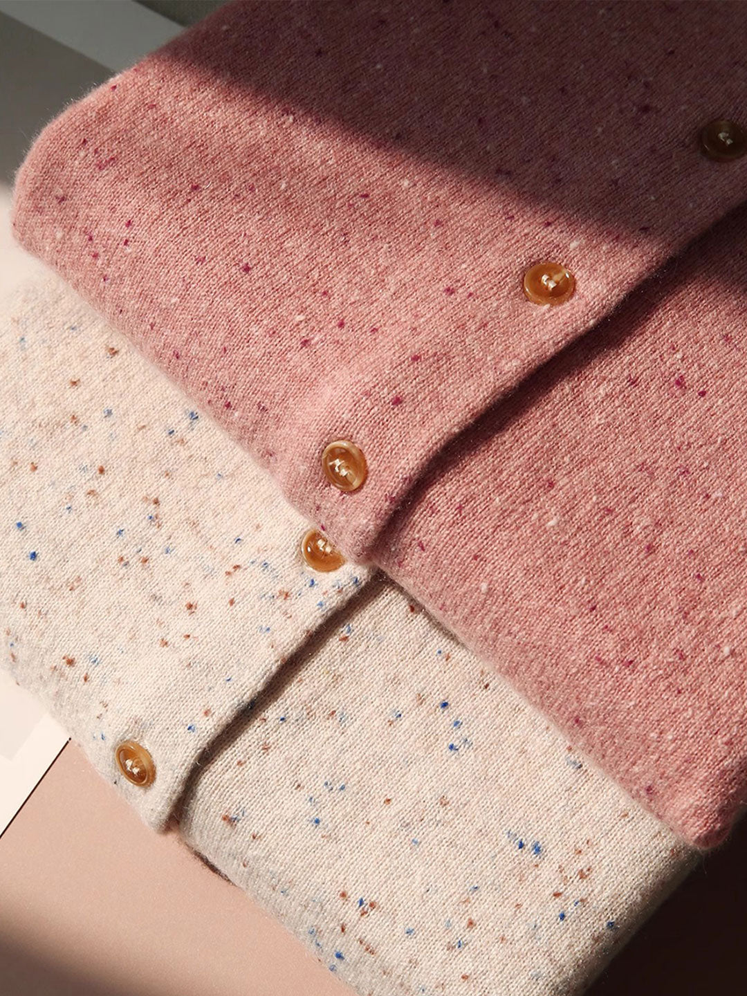 Natalie Classic Crew Neck Solid Color Knitted Cardigan