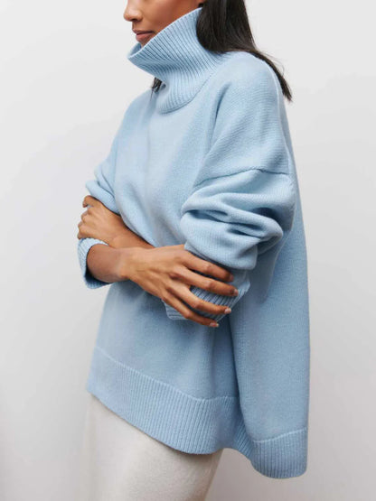 Always Chic Turtleneck Oversized Sweater