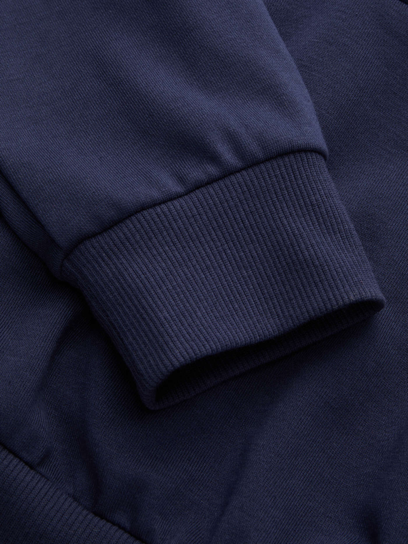 Terry Checks Collar Sweatshirt