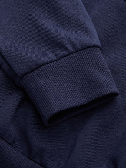 Terry Checks Collar Sweatshirt