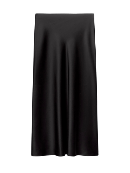 Fishtail Satin Skirt