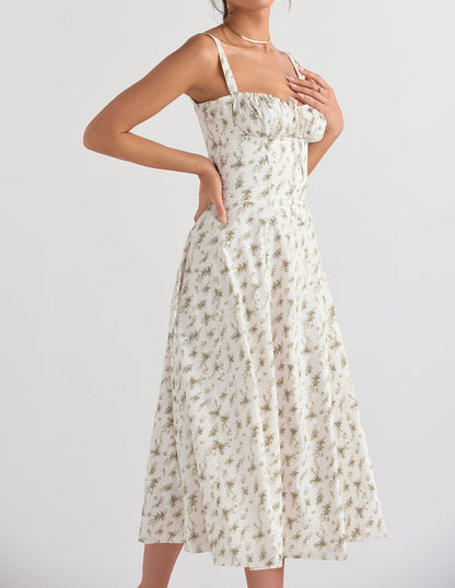 Selina | Waist Shaper Flower Sundress