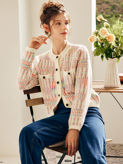 Caroline Elegant Embroidered Cardigan