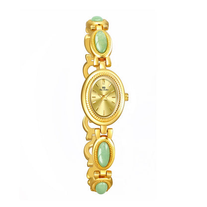 Aurelia | Jade Gold Watch