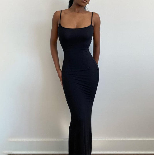 DressBetty - Adogirl Sexy Spahgetti Strap Maxi Dress