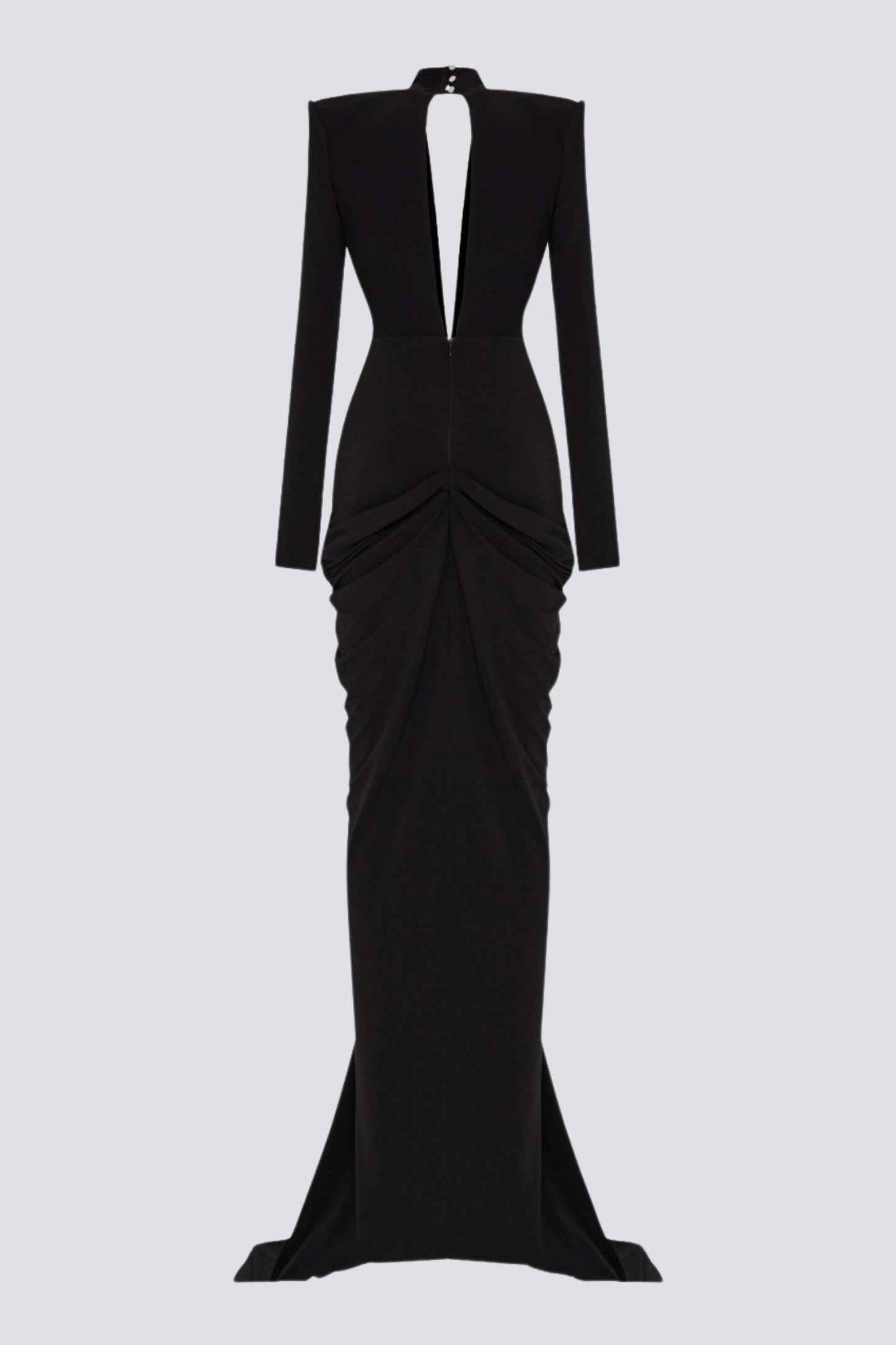 Agata V-neck Ruched Maxi Dress