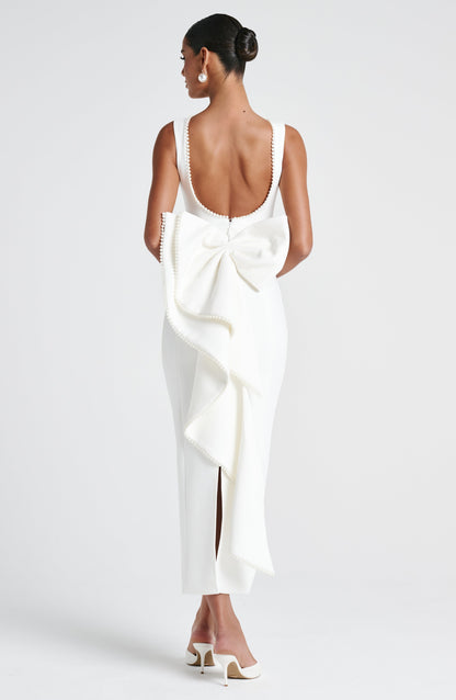 Amarisse - Pearl Bow Dress