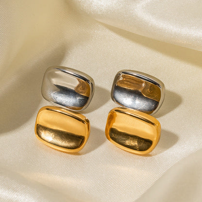 Aurora Gold Stud Earrings