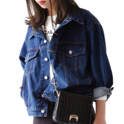 DressBetty - Hole Denim Bomber Jacket
