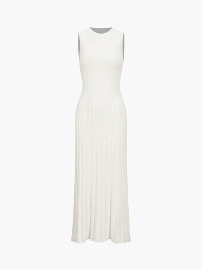 Camille Knit Pleat Maxi Dress