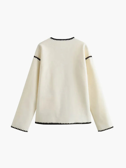 Keep the Warm Essential Contrast Trim Coat