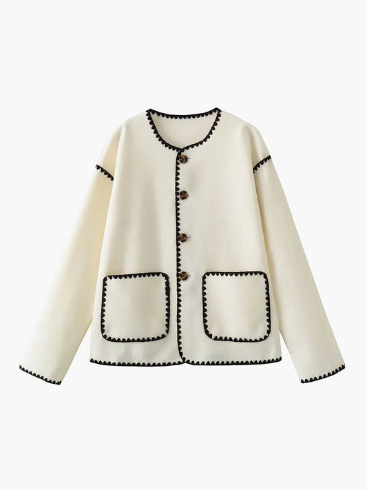 Keep the Warm Essential Contrast Trim Coat
