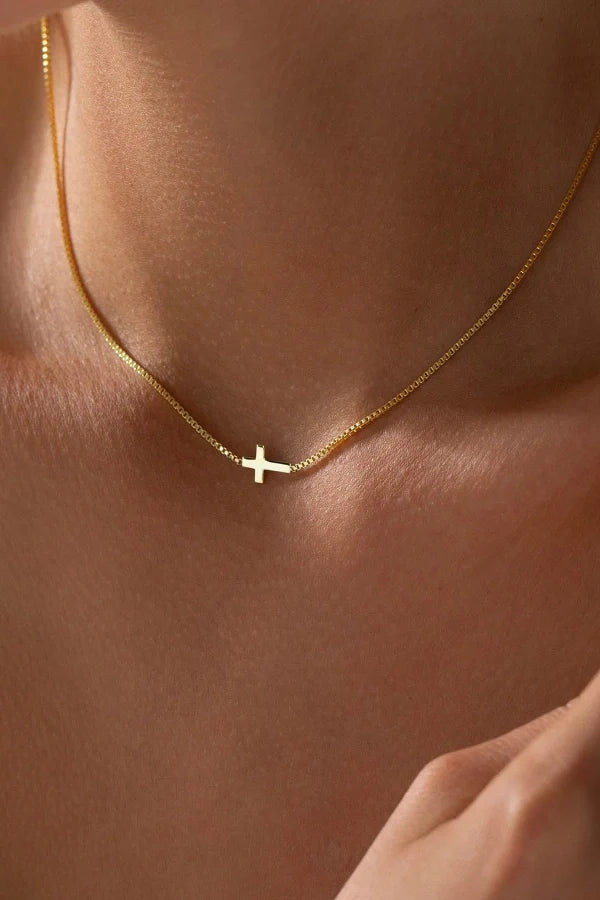 Minnie Cross Pendant Necklace
