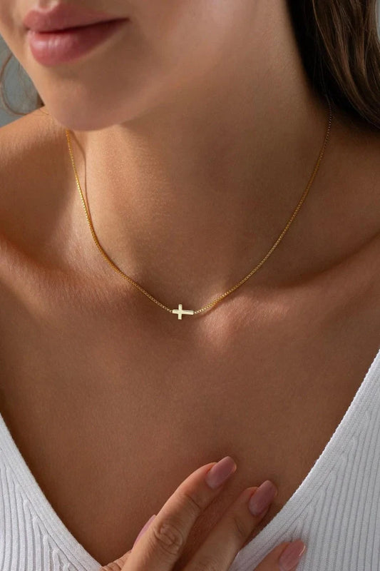 Minnie Cross Pendant Necklace