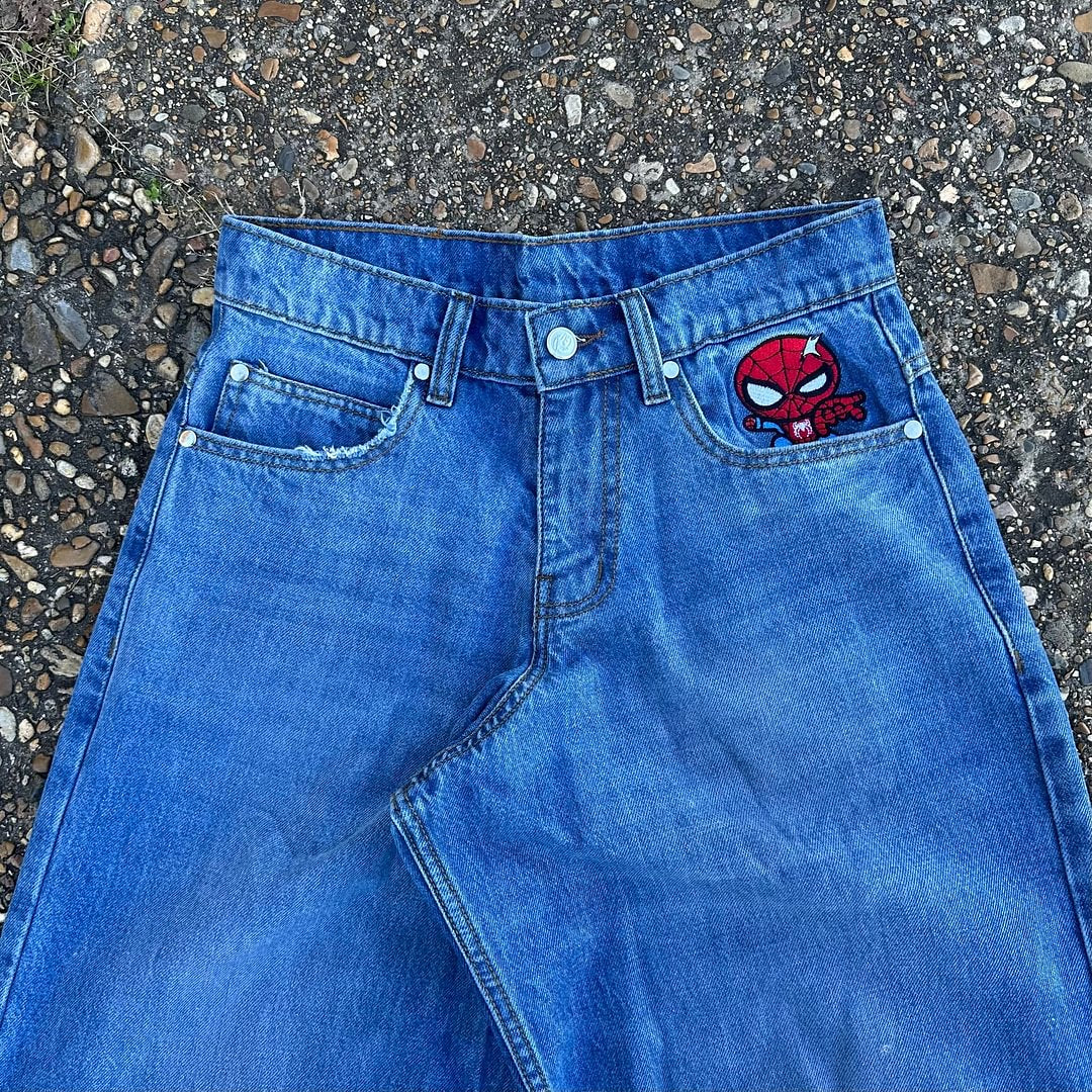 Spidey Vintage Wide-Legs Jeans