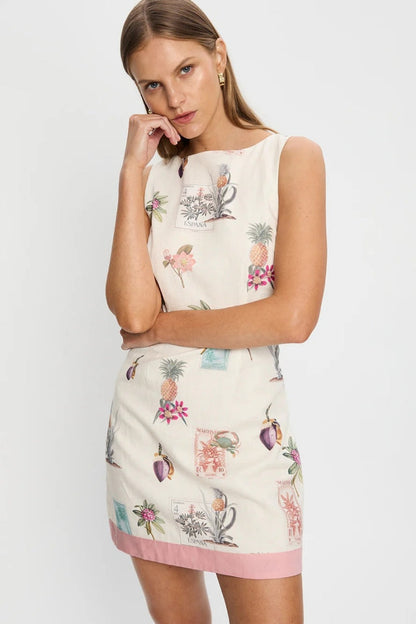 Casual Sleeveless Linen Dress