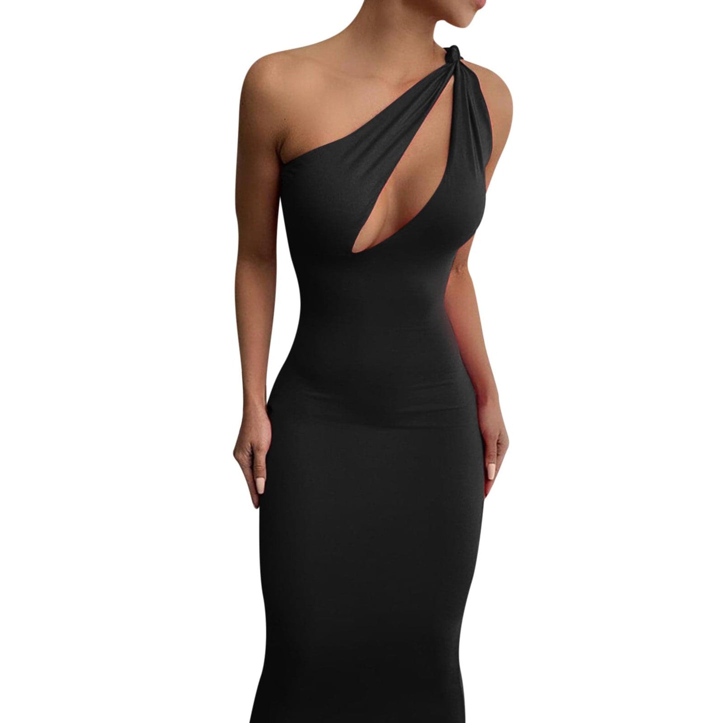 DressBetty - Women  Summer Elegant Black Sleeveless Birthday Party Dress