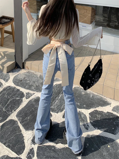 DressBetty - 2024 Spring Retro High Waist Y2K Jeans