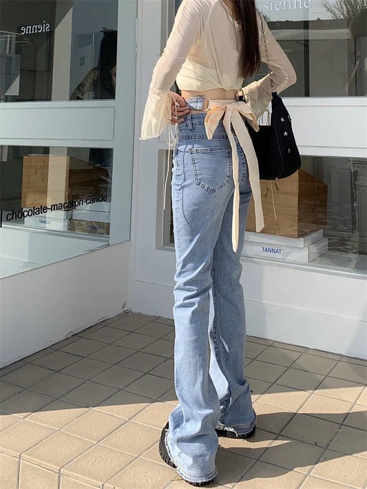 DressBetty - 2024 Spring Retro High Waist Y2K Jeans