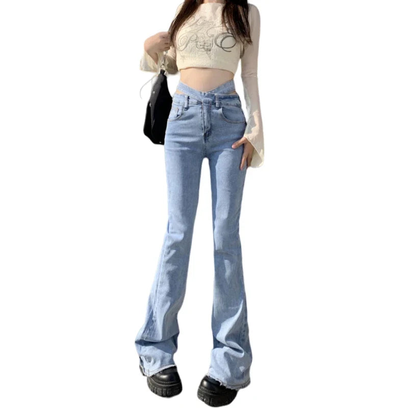 DressBetty - 2024 Spring Retro High Waist Y2K Jeans
