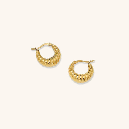 Camille Twisted Hoop Earrings