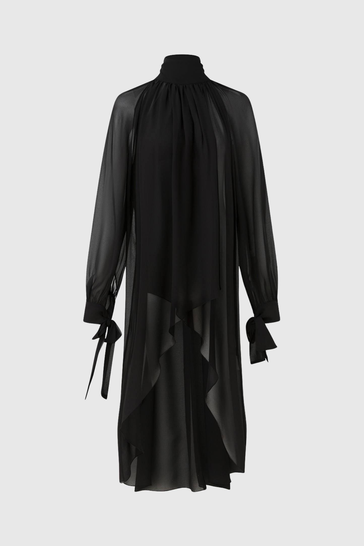 Carii Ruched Blouse - Black