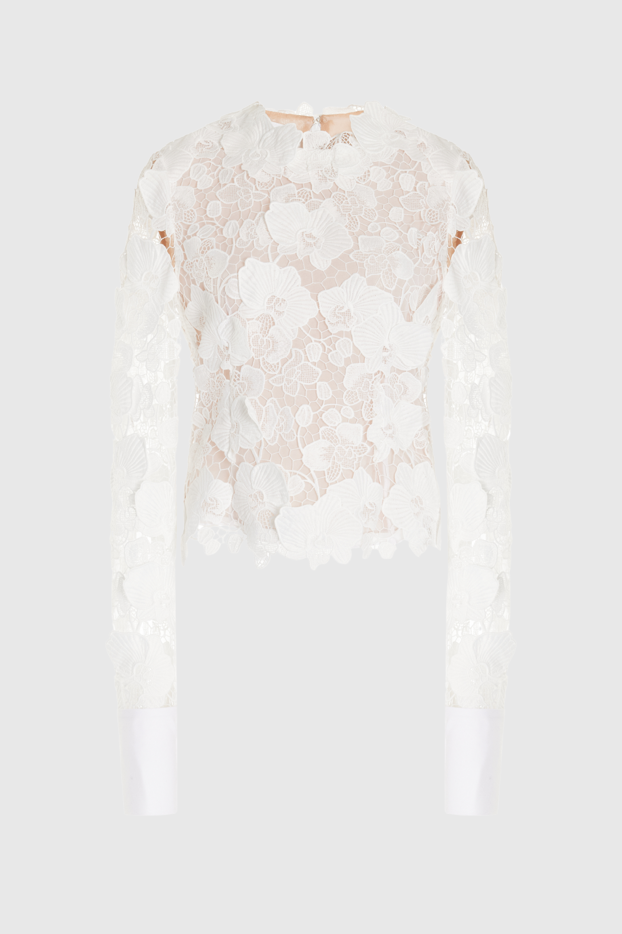 Cavallo Guipure Lace Long Sleeve Blouse
