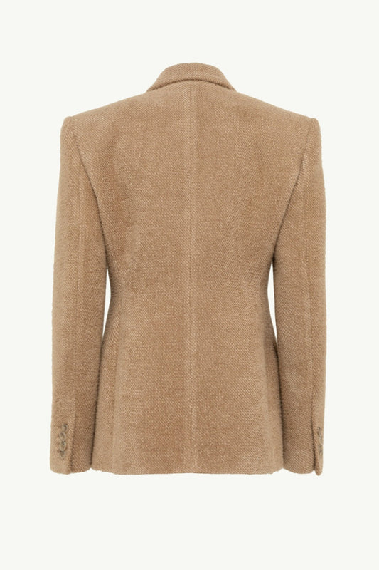 Celeste Floral Lapel Blazer - Khaki