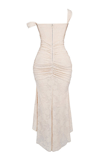 Cesca Vintage Cream Floral Maxi Dress