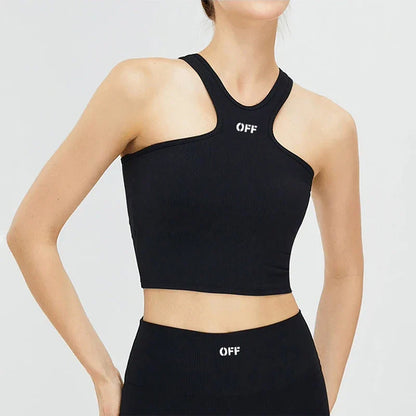 DressBetty - 2024 Sexy White Ribbed Knit Top for Women