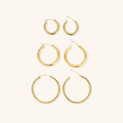 Classic Hoop Essentials Set Earrings