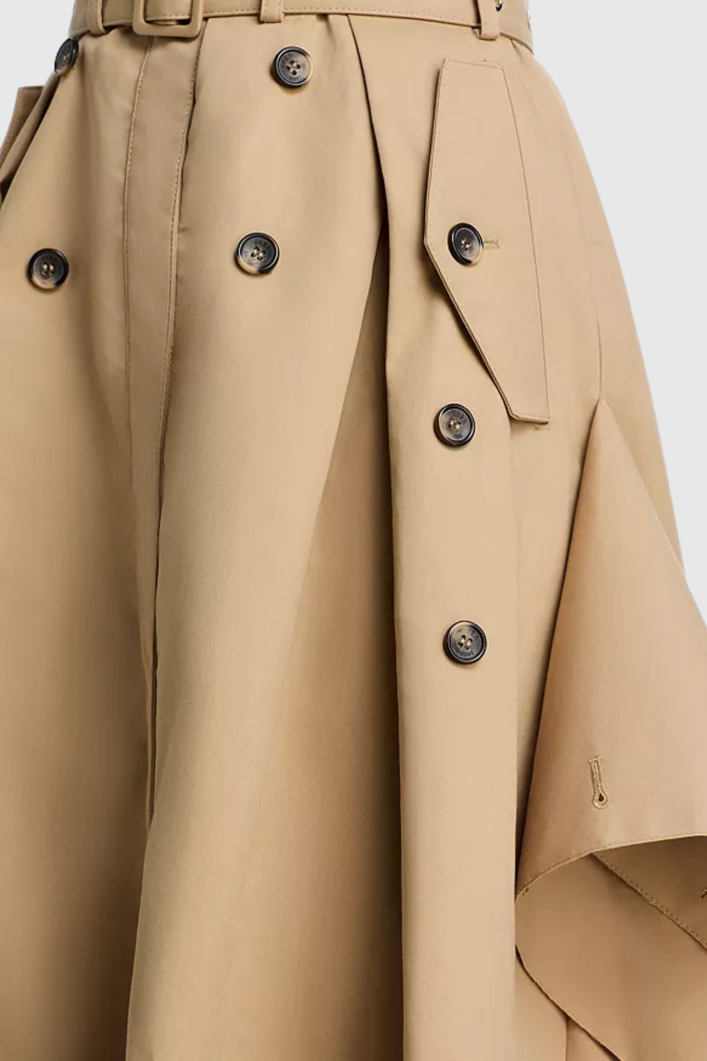 Cordero Strapless Trench Belted Midi Dress