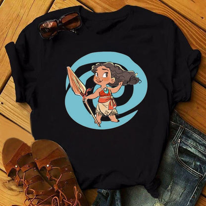 DressBetty - Cute Disney Princess Crew Neck Women's Top