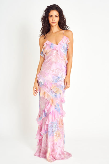 Margaux - Ruffle Maxi Dress